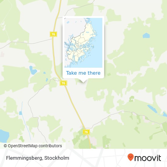 Flemmingsberg map