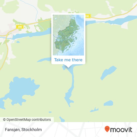 Fansjøn map