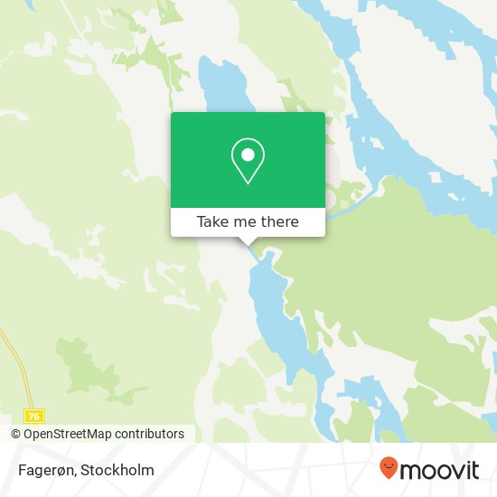 Fagerøn map