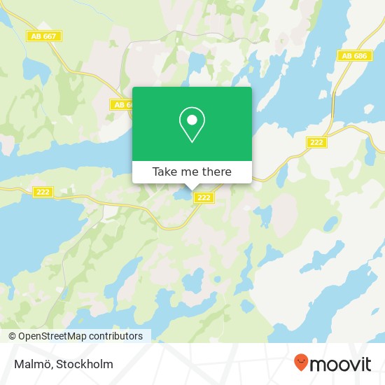 Malmö map