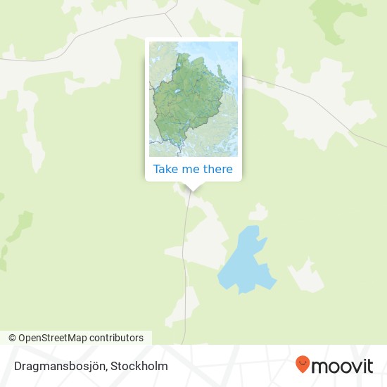 Dragmansbosjön map