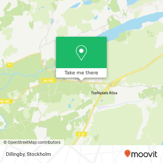 Dillingby map