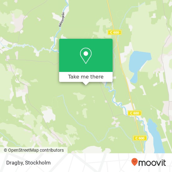 Dragby map