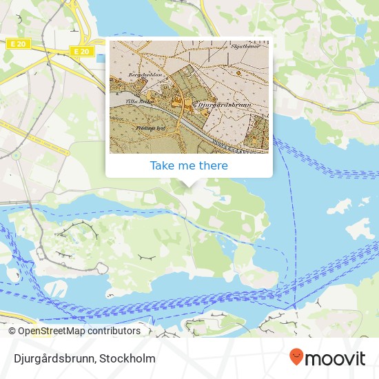 Djurgårdsbrunn map