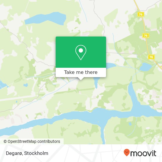 Degarø map