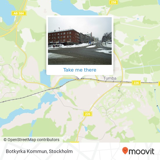 Botkyrka Kommun map
