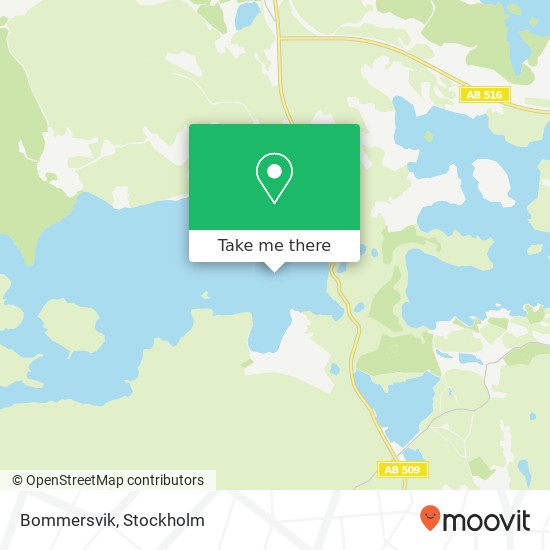 Bommersvik map