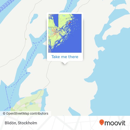 Blidön map