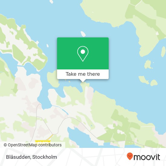 Blåsudden map