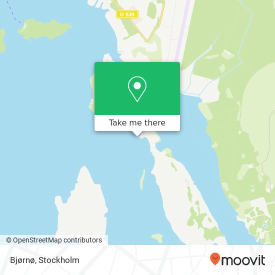 Bjørnø map