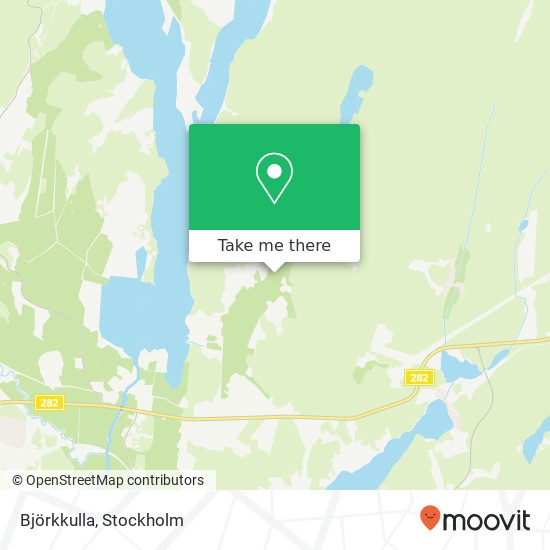 Björkkulla map