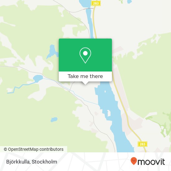 Björkkulla map