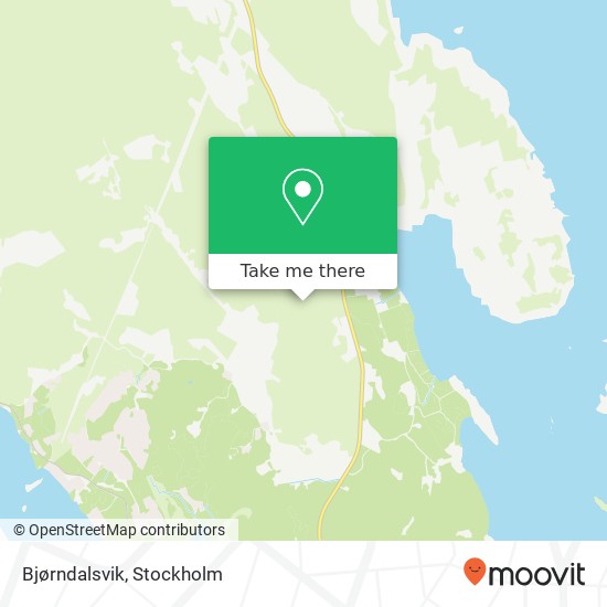 Bjørndalsvik map