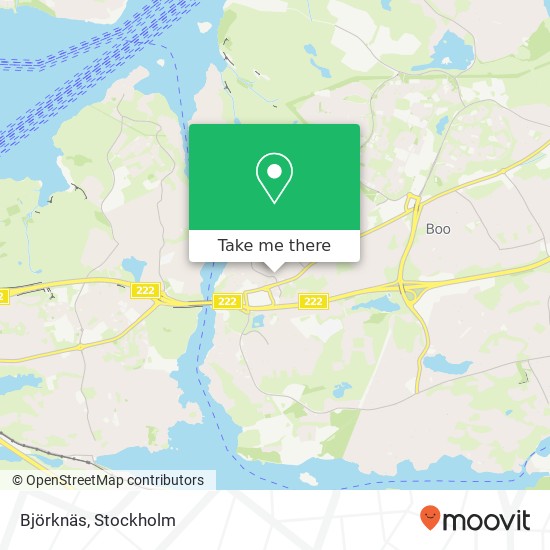 Björknäs map