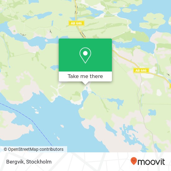 Bergvik map