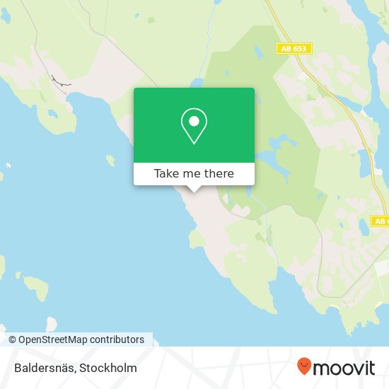 Baldersnäs map