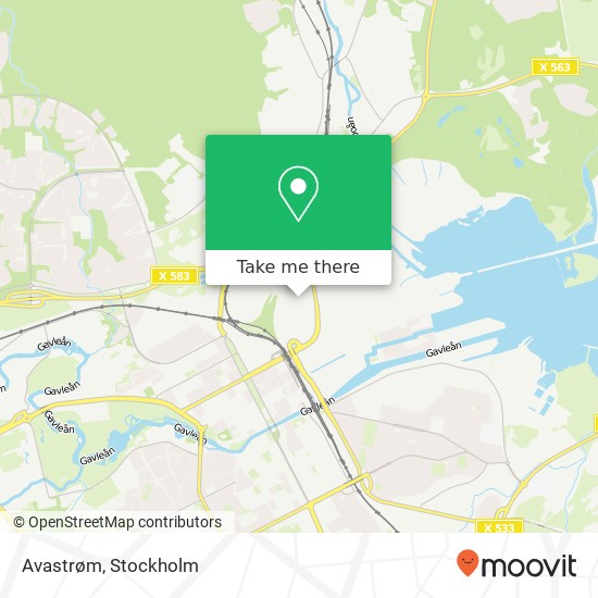 Avastrøm map