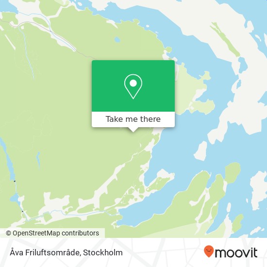 Åva Friluftsområde map