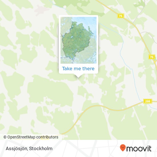 Assjösjön map