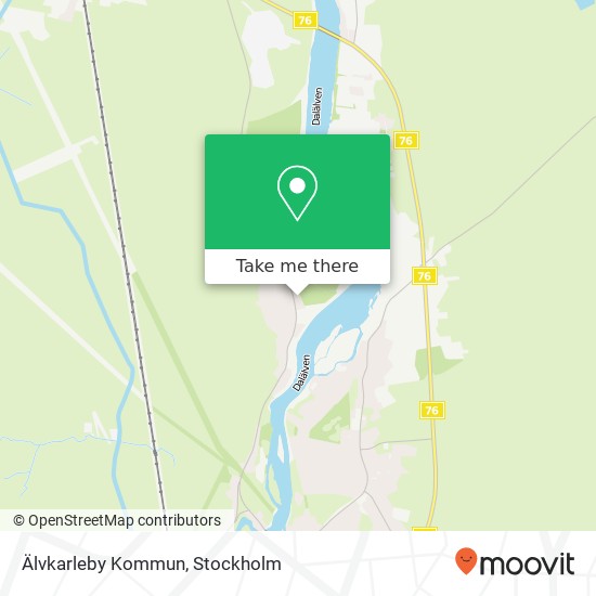 Älvkarleby Kommun map