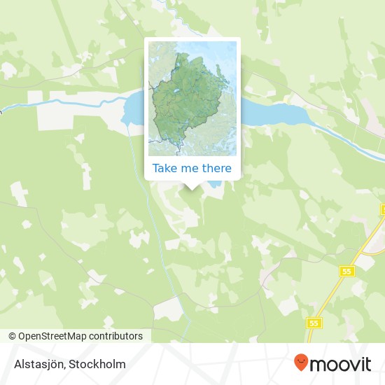 Alstasjön map