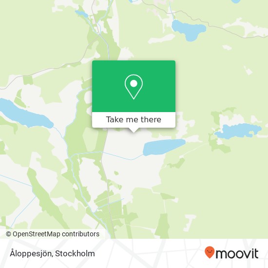 Åloppesjön map