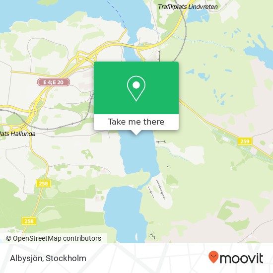 Albysjön map