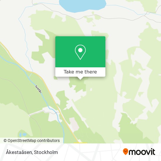 Åkestaåsen map