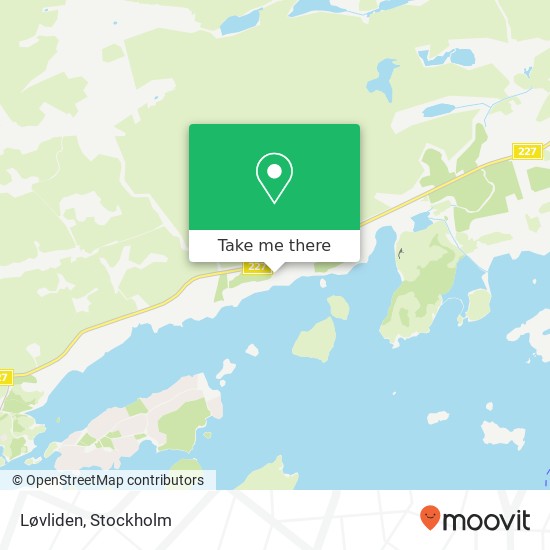 Løvliden map