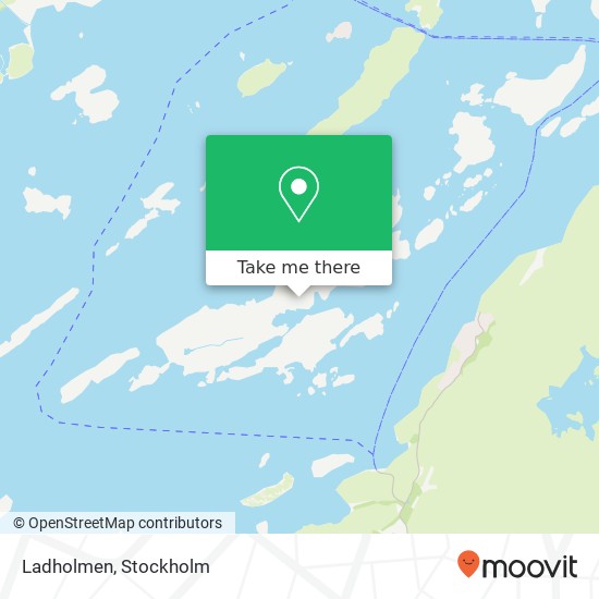 Ladholmen map