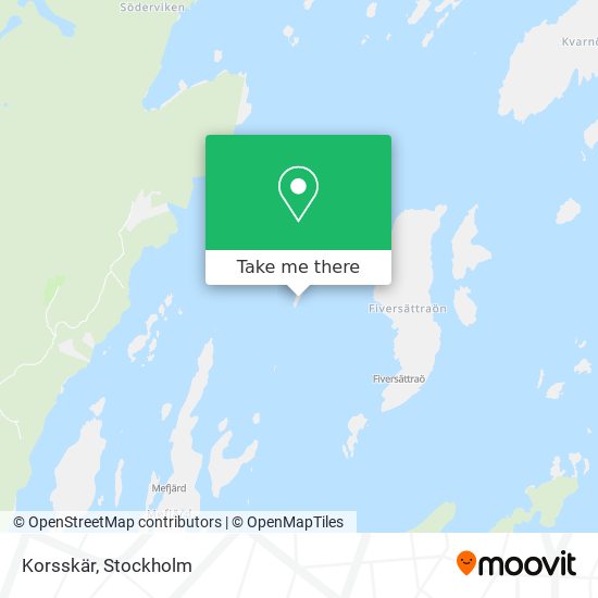 Korsskär map