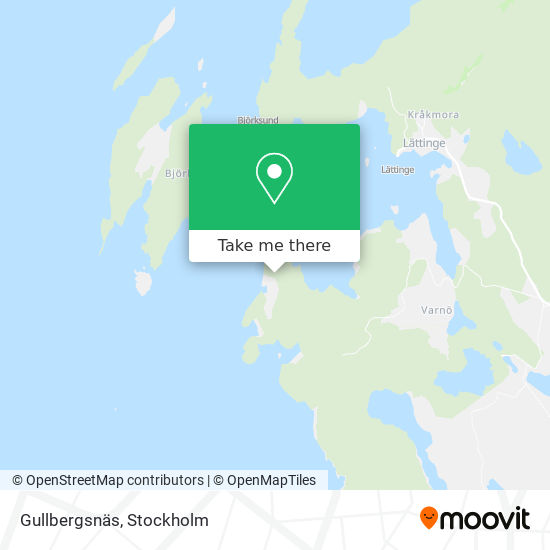 Gullbergsnäs map