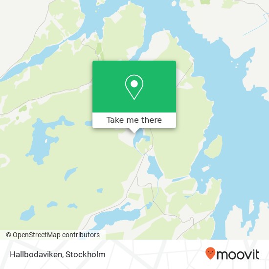 Hallbodaviken map