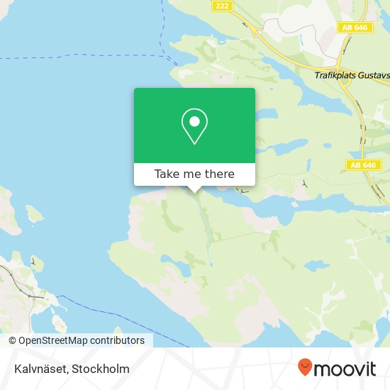 Kalvnäset map