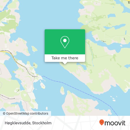 Høgklevsudde map