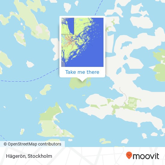 Hägerön map