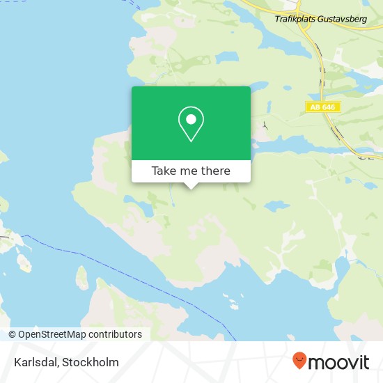 Karlsdal map