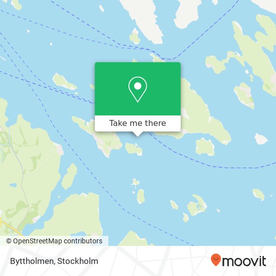 Byttholmen map