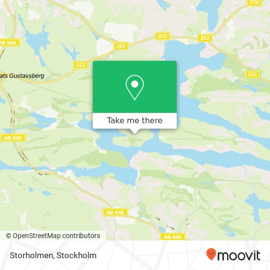 Storholmen map