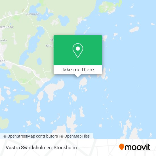 Västra Svärdsholmen map