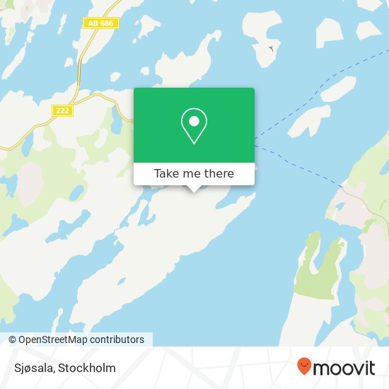 Sjøsala map