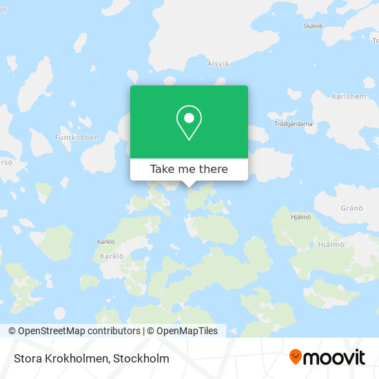 Stora Krokholmen map