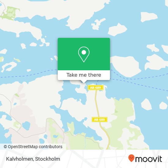 Kalvholmen map