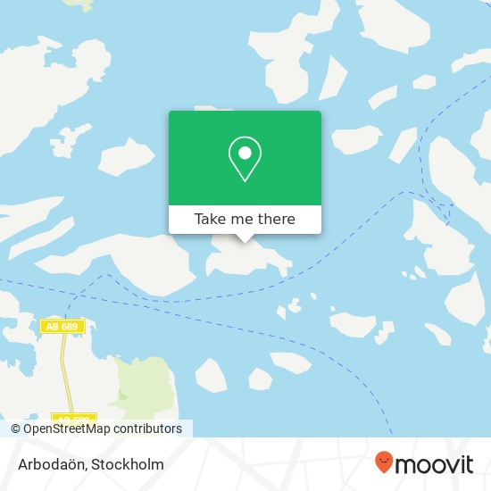 Arbodaön map