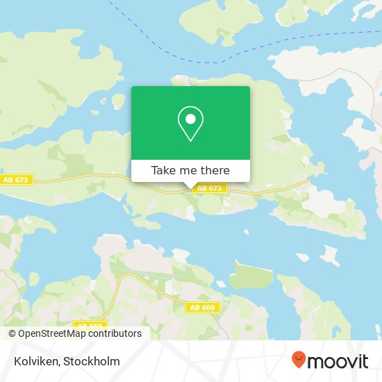 Kolviken map