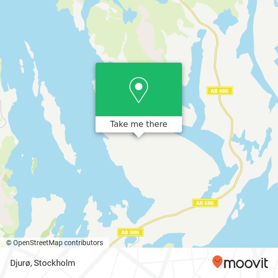 Djurø map