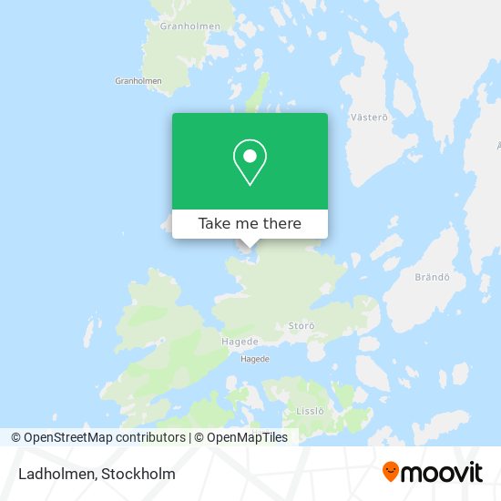 Ladholmen map