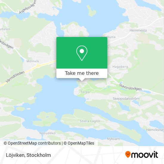 Löjviken map