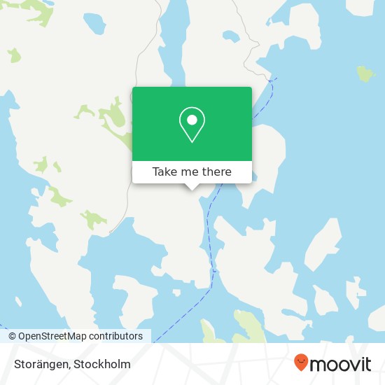 Storängen map