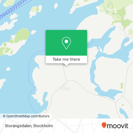 Storängsdalen map